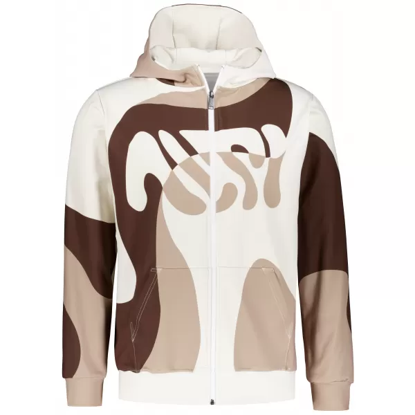  Herren -Sweatshirt auf Reißverschlussprämie ALTISPORT VOJ/ALM056MI02 BRAUN 