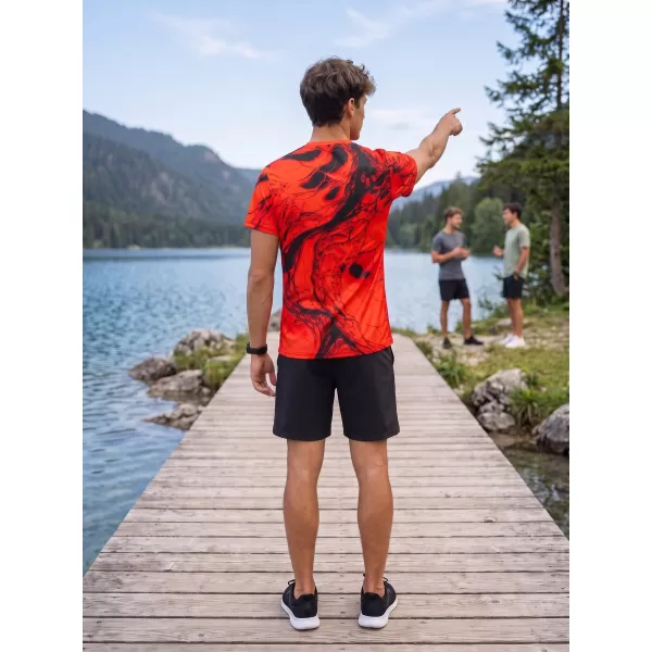  Männer funktionaler T -Shirt Premium ALTISPORT VOJ/ALM071TR01 ROT 