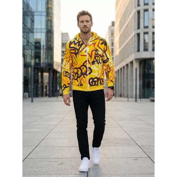  Herren -Sweatshirt auf Reißverschlussprämie ALTISPORT VOJ/ALM054MI02 BERNSTEIN 