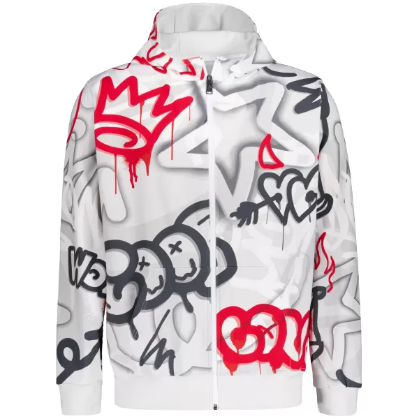  Herren -Sweatshirt auf Reißverschlussprämie ALTISPORT VOJ/ALM054MI02 GRAU -RED 