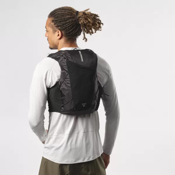  Herrenrucksack SALOMON ACTIVE SKIN 12 SET LC2177400 SCHWARZ/METALL 