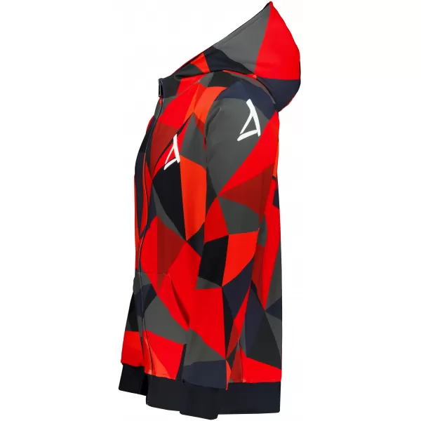  Herren -Sweatshirt auf Reißverschlussprämie ALTISPORT VOJ/ALM007MI02 ROT 