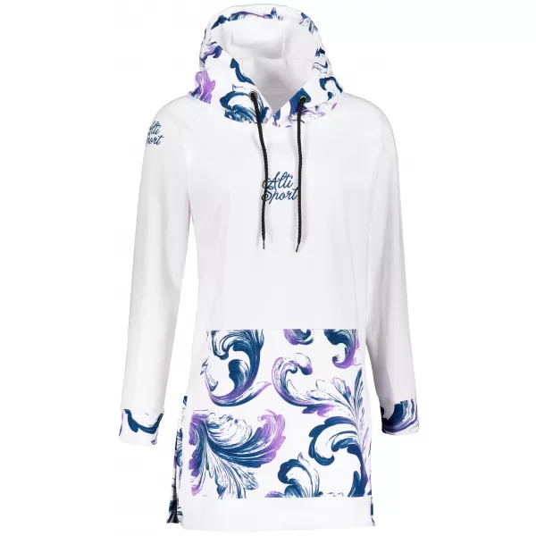  Funktionaler Sweatshirt -Prämie von Frauen ALTISPORT VOJ/ALW065MI03 WEIß/LILA 