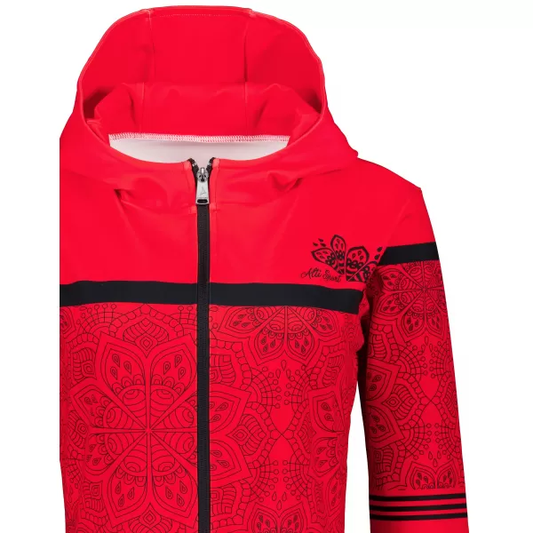  Frauen -Sweatshirt bei Reißverschlussprämie ALTISPORT VOJ/ALW023MI02 ROT 