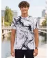 Männer funktionaler T -Shirt Premium ALTISPORT VOJ/ALM071TR01 WEIß -UND -SCHWARZ