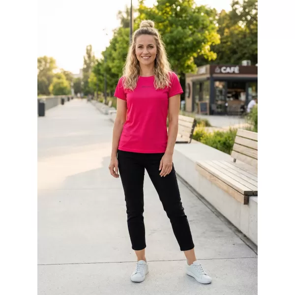  Frauenfunktional T -Shirt Premium ALTISPORT VOJ/ALW075TR01 LEUCHTEND ROT 
