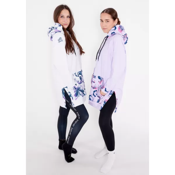  Funktionaler Sweatshirt -Prämie von Frauen ALTISPORT VOJ/ALW065MI03 WEIß/LILA 