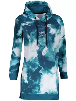 Funktionaler Sweatshirt -Prämie von Frauen ALTISPORT VOJ/ALW066MI03 GRÜN -BLUE