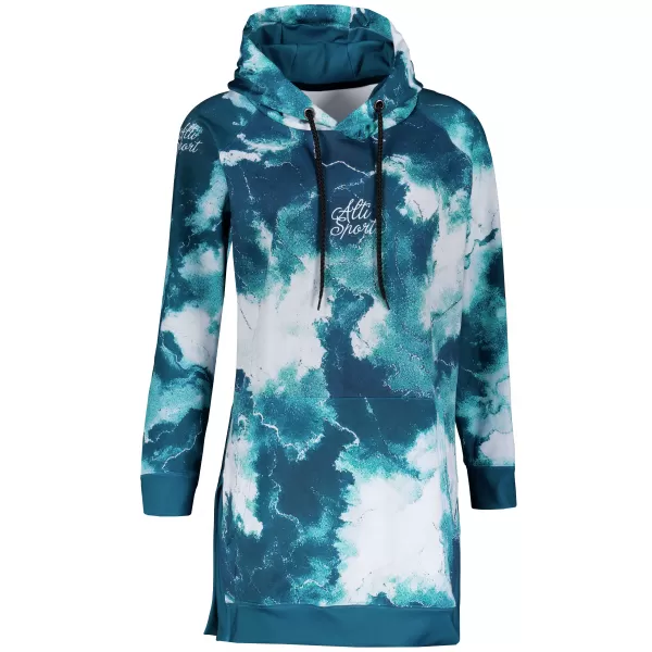  Funktionaler Sweatshirt -Prämie von Frauen ALTISPORT VOJ/ALW066MI03 GRÜN -BLUE 