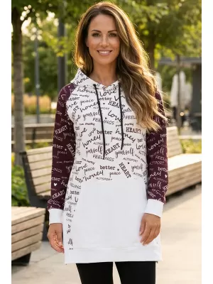 Funktionaler Sweatshirt -Prämie von Frauen ALTISPORT VOJ/ALW067MI03 BURGUND