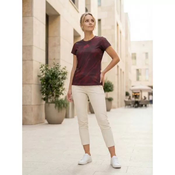  Frauenfunktional T -Shirt Premium ALTISPORT VOJ/ALW072TR01 WEINROT 