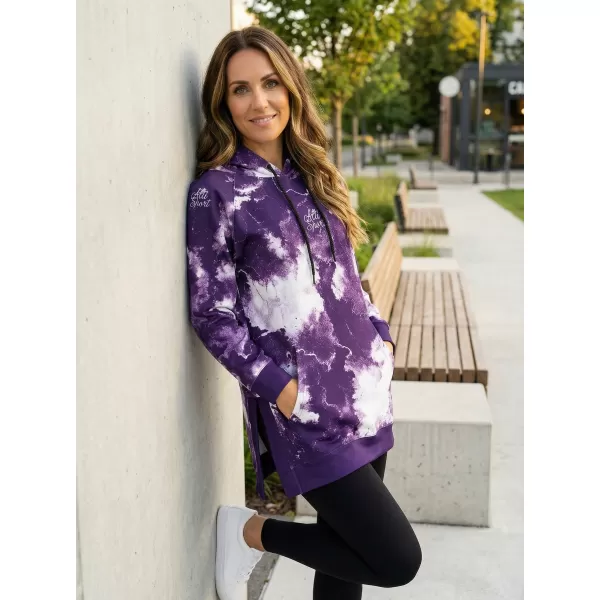  Funktionaler Sweatshirt -Prämie von Frauen ALTISPORT VOJ/ALW066MI03 WEIß -VIOLETT 