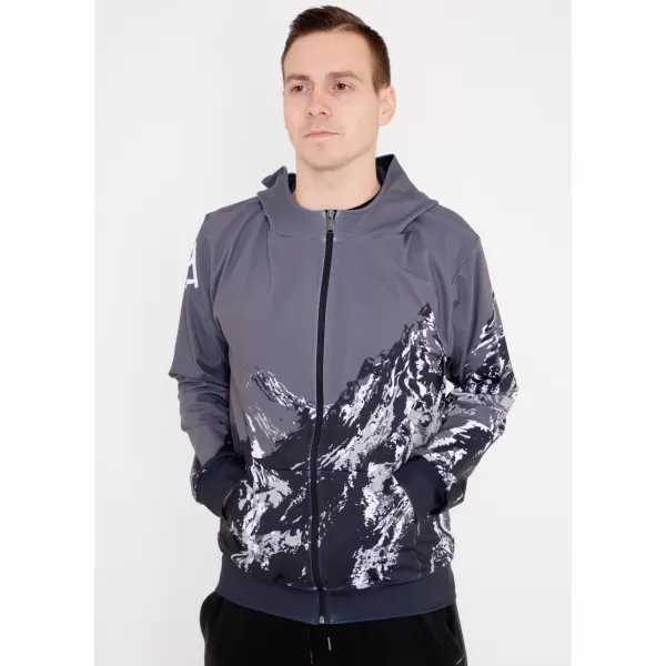  Herren -Sweatshirt auf Reißverschlussprämie ALTISPORT VOJ/ALM059MI02 GRAU 