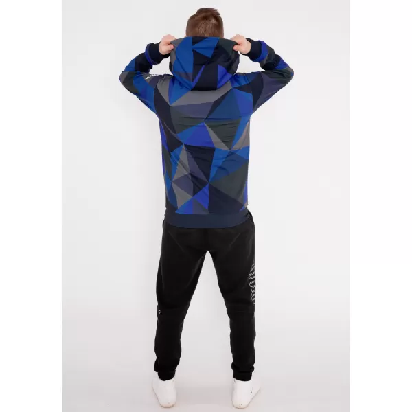  Herren -Sweatshirt auf Reißverschlussprämie ALTISPORT VOJ/ALM007MI02 DUNKELBLAU 