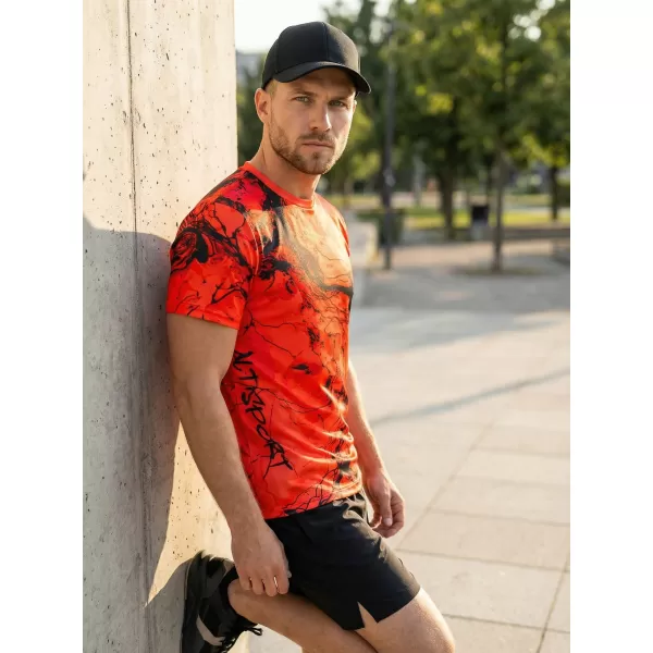  Männer funktionaler T -Shirt Premium ALTISPORT VOJ/ALM071TR01 ROT 