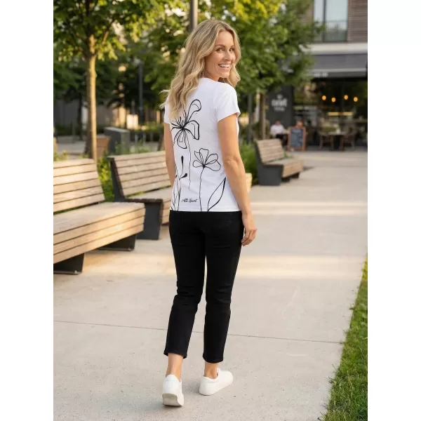  Frauenfunktional T -Shirt Premium ALTISPORT VOJ/ALW075TR01 WEIß 