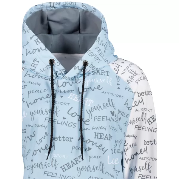  Funktionaler Sweatshirt -Prämie von Frauen ALTISPORT VOJ/ALW067MI03 BABYBLAU 