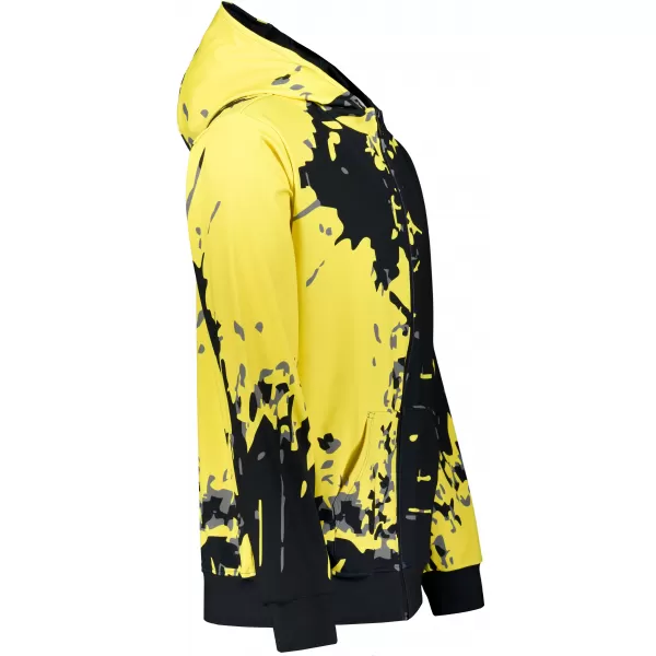  Herren -Sweatshirt auf Reißverschlussprämie ALTISPORT VOJ/ALM057MI02 FLUO GELB 