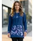 Funktionaler Sweatshirt -Prämie von Frauen ALTISPORT VOJ/ALW065MI03 DUNKELBLAU