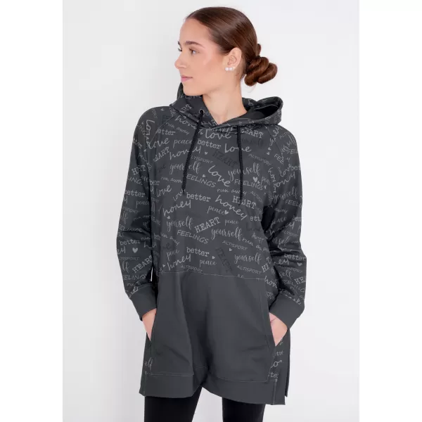  Funktionaler Sweatshirt -Prämie von Frauen ALTISPORT VOJ/ALW067MI03 SCHWARZ 