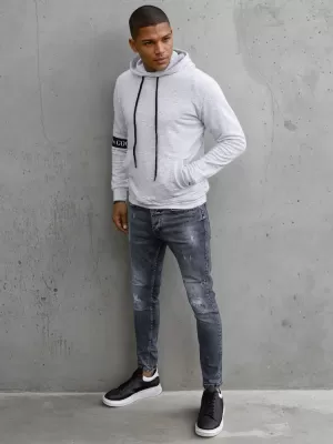 Herren -Sweatshirt DSTREET BX5435 HELLGRAU