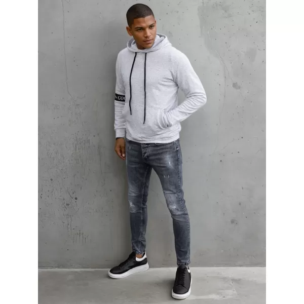  Herren -Sweatshirt DSTREET BX5435 HELLGRAU 