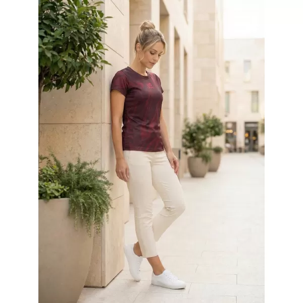  Frauenfunktional T -Shirt Premium ALTISPORT VOJ/ALW072TR01 WEINROT 