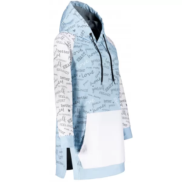  Funktionaler Sweatshirt -Prämie von Frauen ALTISPORT VOJ/ALW067MI03 BABYBLAU 