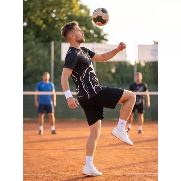  Männer funktionaler T -Shirt Premium ALTISPORT VOJ/ALM073TR01 SCHWARZ 
