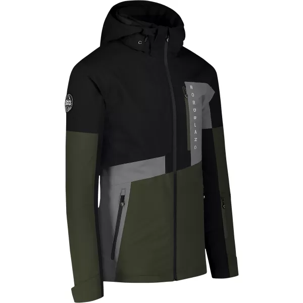  Herren-Skijacke NORDBLANC SLED NBWJM8123 SCHWARZ 