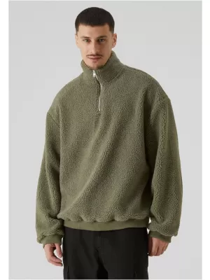 Herren -Sweatshirt URBAN CLASSICS TB7266 HELLGRÜN
