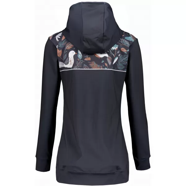  Frauen -Sweatshirt bei Reißverschlussprämie ALTISPORT VOJ/ALW062MI02 SCHWARZ 