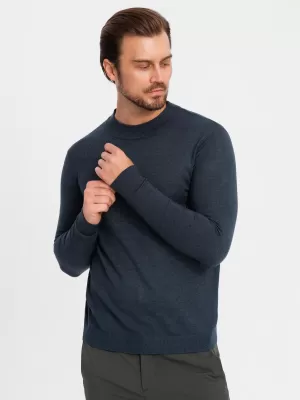 Herrenpullover OMBRE OM-SWTN-0125 MARINEBLAU