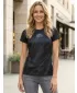 Frauenfunktional T -Shirt Premium ALTISPORT VOJ/ALW072TR01 SCHWARZ
