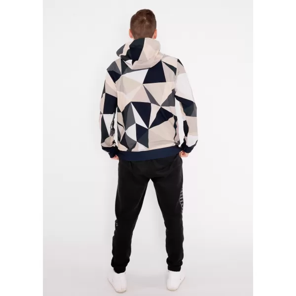  Herren -Sweatshirt auf Reißverschlussprämie ALTISPORT VOJ/ALM007MI02 BRAUN 