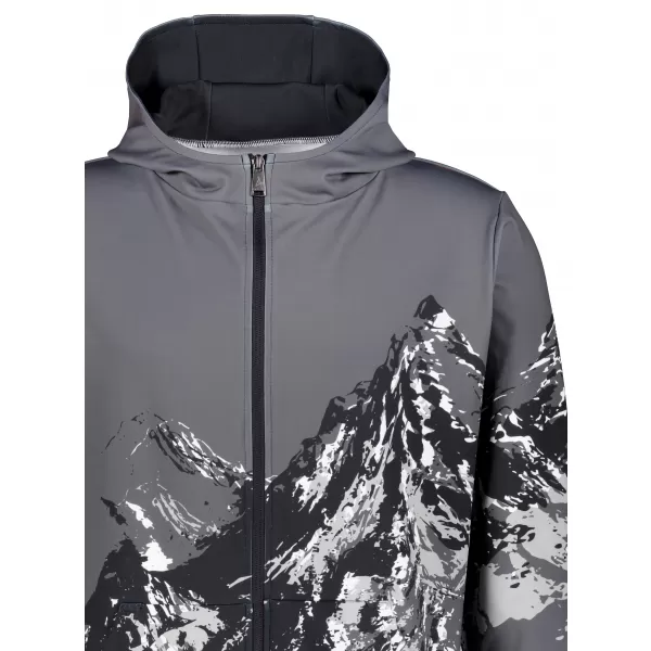  Herren -Sweatshirt auf Reißverschlussprämie ALTISPORT VOJ/ALM059MI02 GRAU 