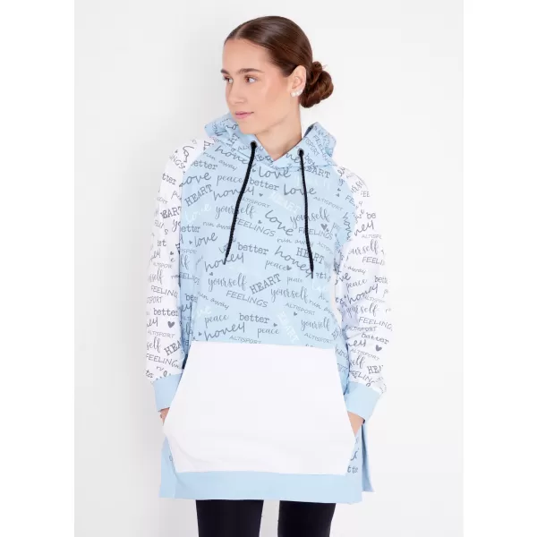  Funktionaler Sweatshirt -Prämie von Frauen ALTISPORT VOJ/ALW067MI03 BABYBLAU 