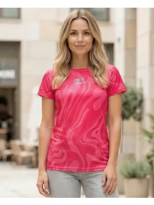 Frauenfunktional T -Shirt Premium ALTISPORT VOJ/ALW072TR01 PINK
