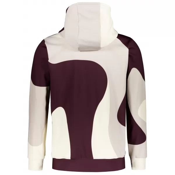  Herren -Sweatshirt auf Reißverschlussprämie ALTISPORT VOJ/ALM056MI02 BEIGE/ROT 