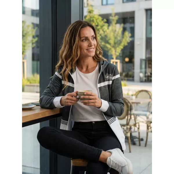  Frauen -Sweatshirt bei Reißverschlussprämie ALTISPORT VOJ/ALW023MI02 GRAU 