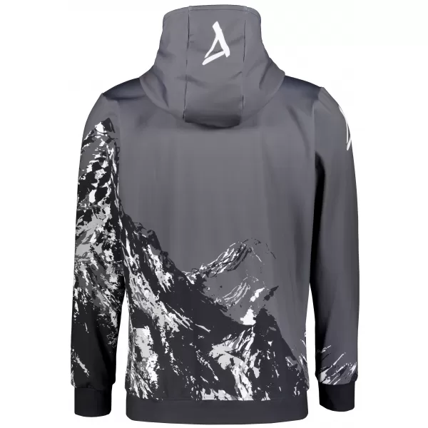  Herren -Sweatshirt auf Reißverschlussprämie ALTISPORT VOJ/ALM059MI02 GRAU 