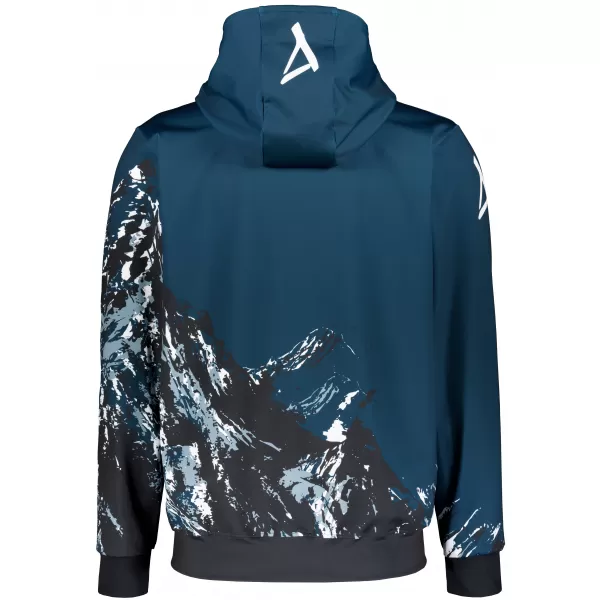  Herren -Sweatshirt auf Reißverschlussprämie ALTISPORT VOJ/ALM059MI02 MARINE 