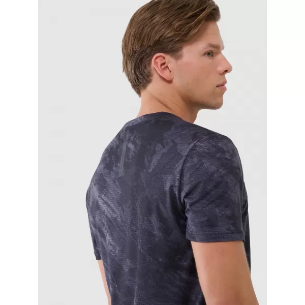  Herren -funktionales Hemd 4F WSS25TFTSM1216 SCHWARZE ALOVER 