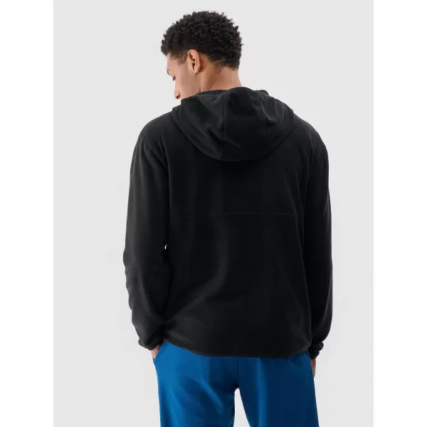  Fleece Sweatshirt 4F WMM00TFLEM317 TIEF SCHWARZ 