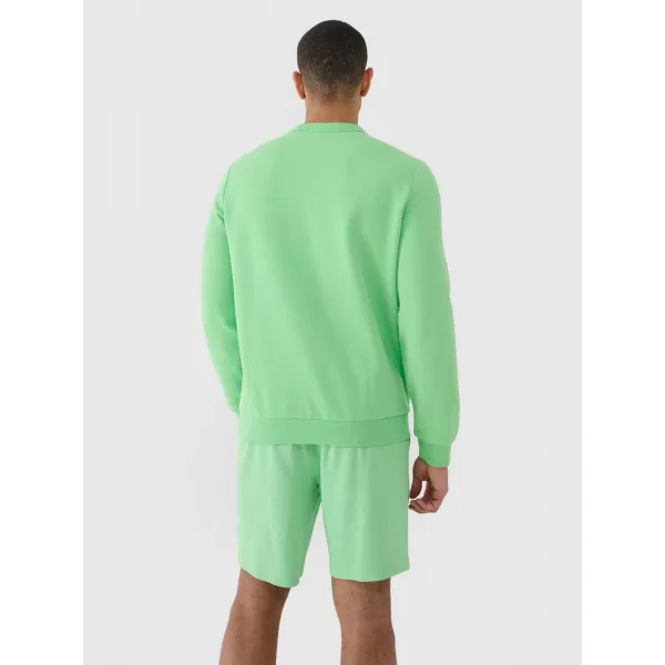  Herren -Sweatshirt 4F RSS25TSWSM2149 HELLGRÜN 