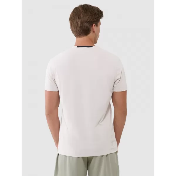  Herren -funktionales Hemd 4F WSS25TFTSM1215 CREME 