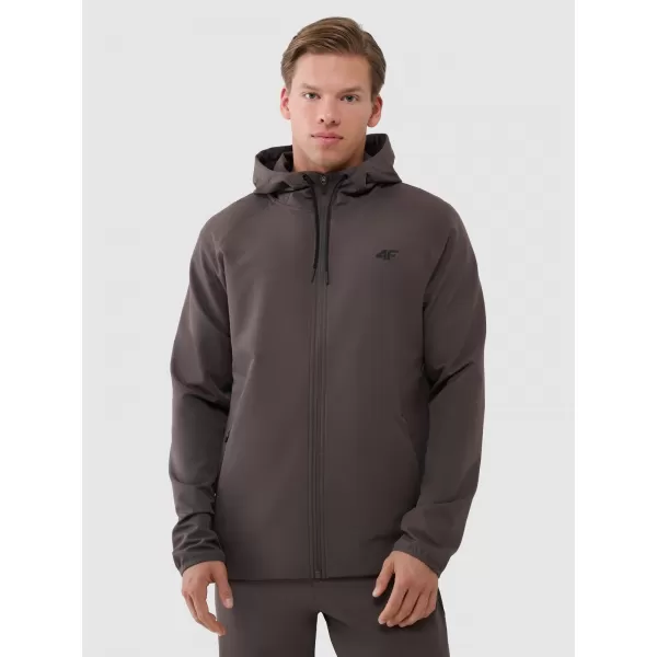  Männer funktionales Sweatshirt 4F WSS25TFSWM458 BRAUN 