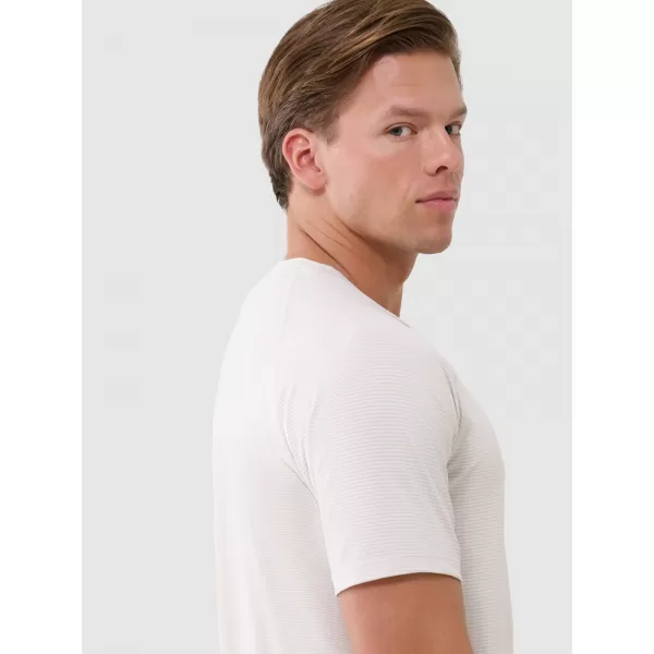  Herren -funktionales Hemd 4F WSS25TFTSM1217 CREME 
