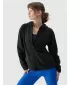 Damens Sweatshirt 4F WMM00TFLEF315 TIEF SCHWARZ