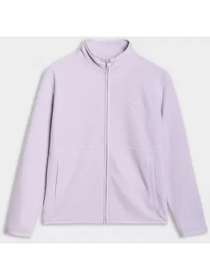 Damens Sweatshirt 4F WSS25TFLEF322 VIOLETT